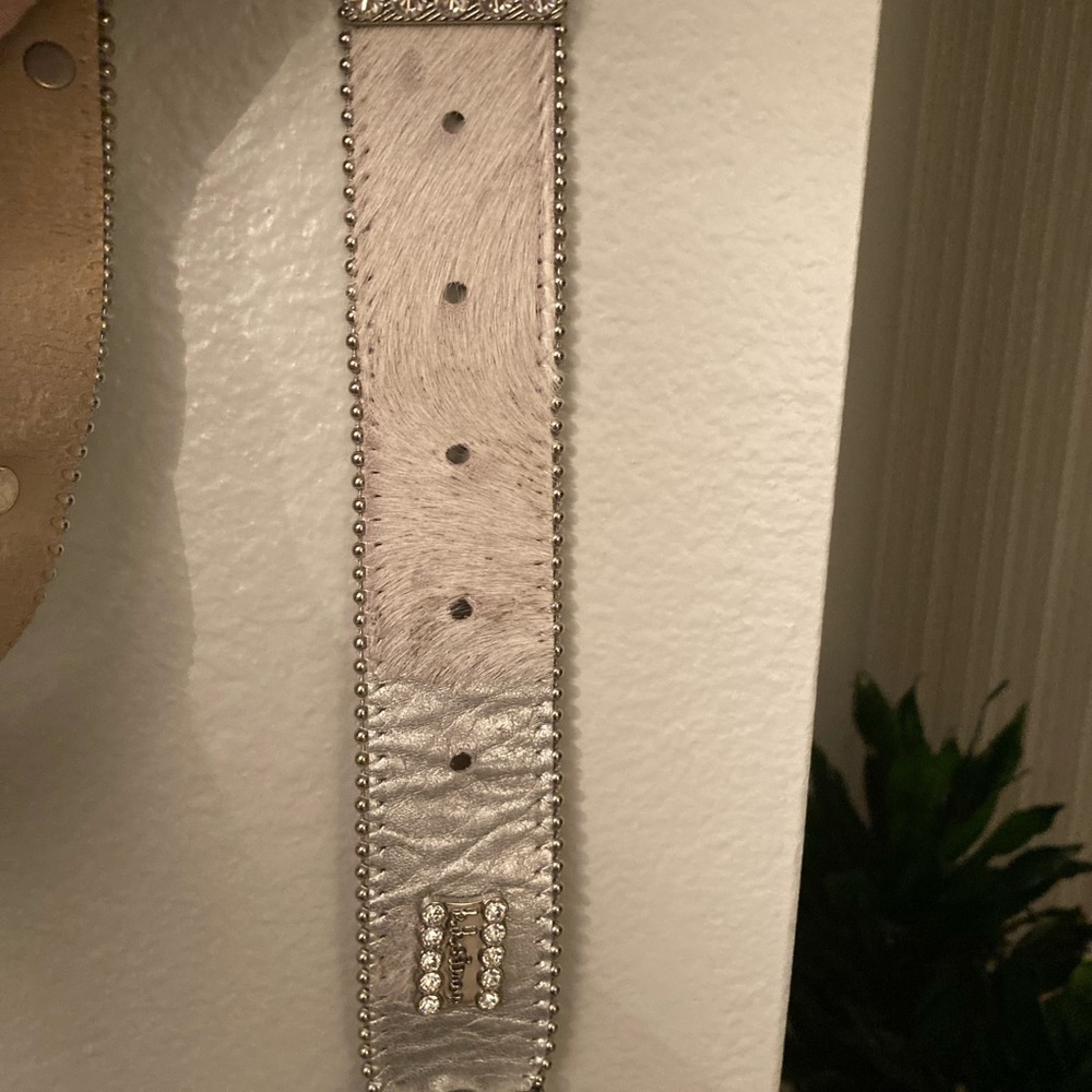 Swarovski crystals Western Belt Vintage signed by b.b. simon - Picture 6 of 10